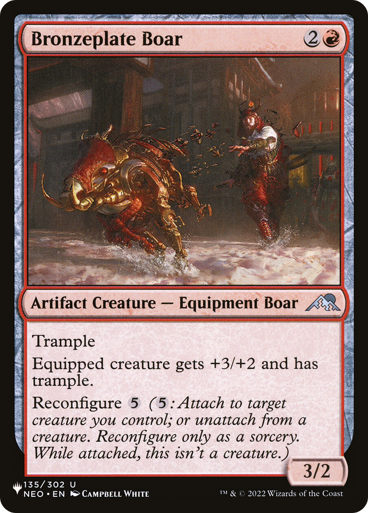 Bronzeplate Boar [The List Reprints]