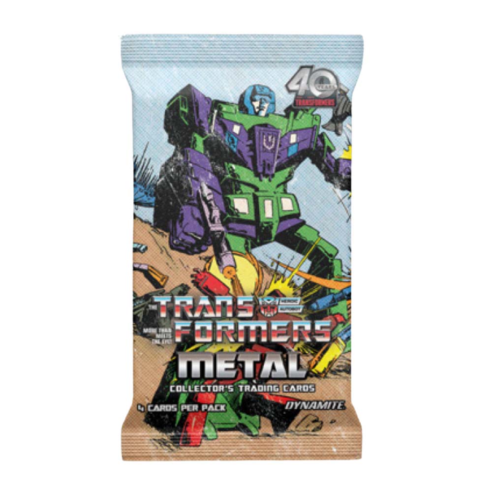 Transformers 40th Anniversary Metal Trading Cards Blaster Box