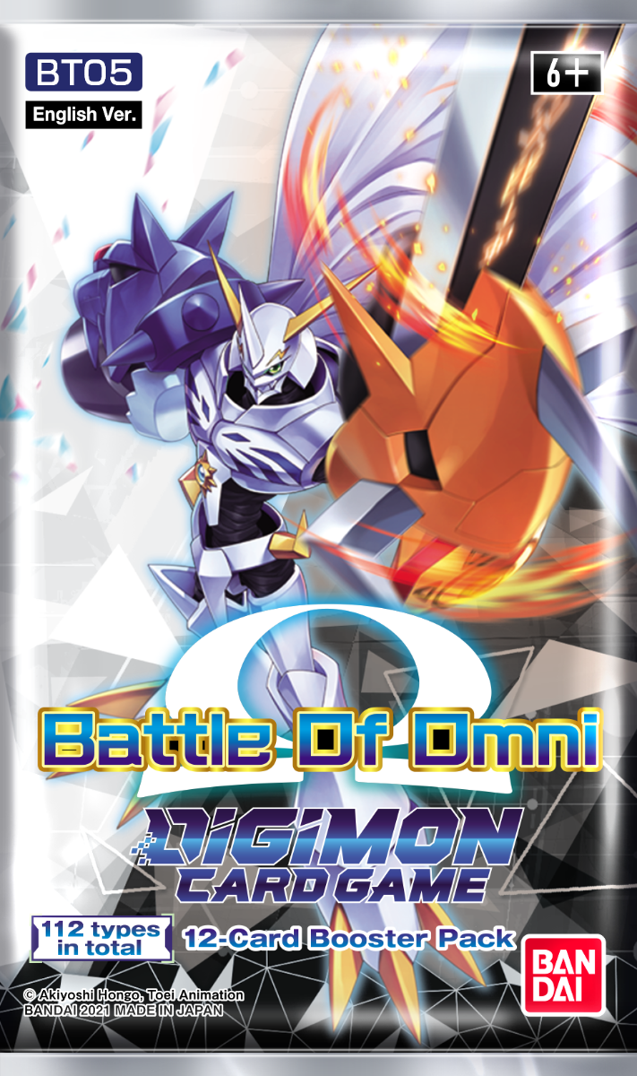 Digimon Card Game Siri 05 Battle of Omni BT05 Booster Display