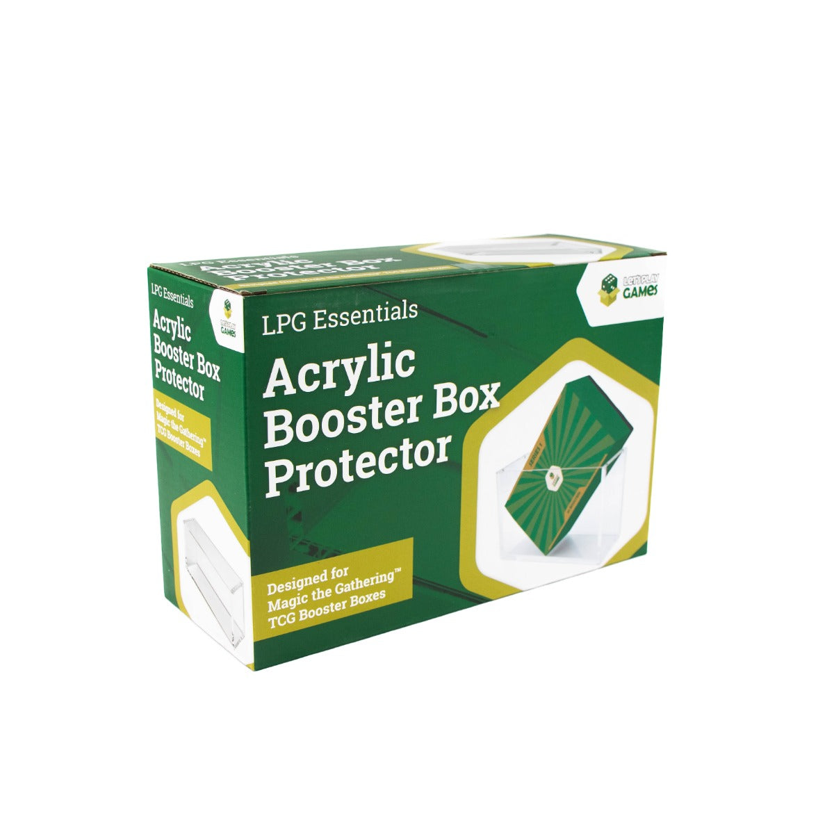 Pelindung Kotak Booster Akrilik LPG - Saiz Kotak Penggalak Draf MTG