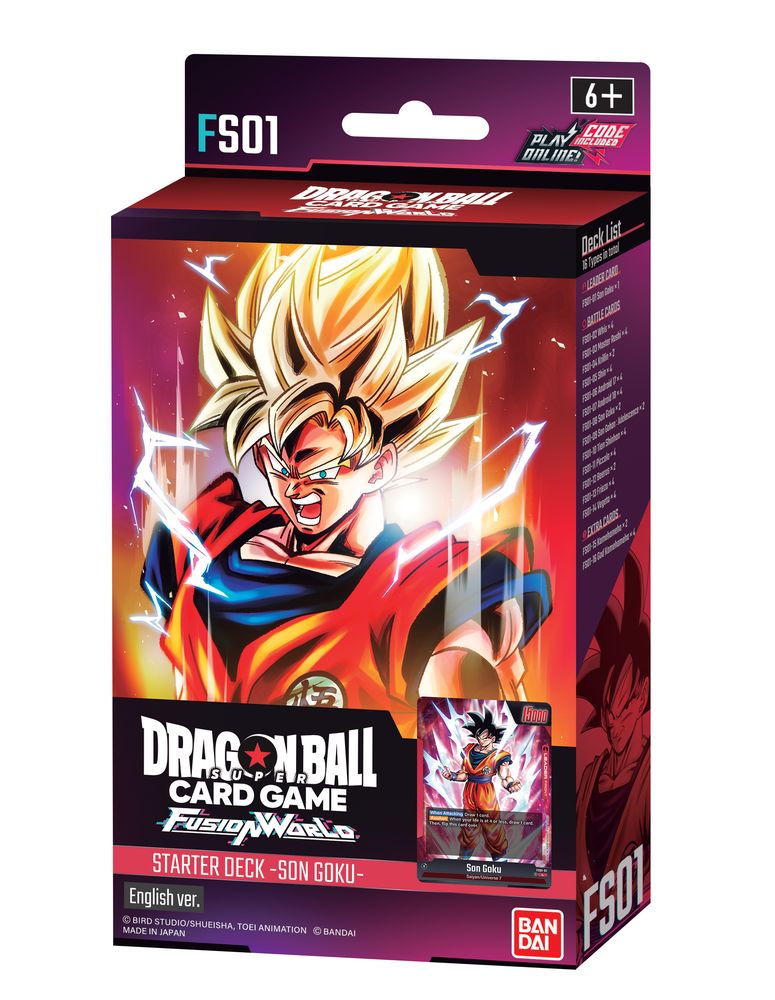 Dragon Ball Super Card Game Fusion World: Son Goku [FS01] Dek Permulaan