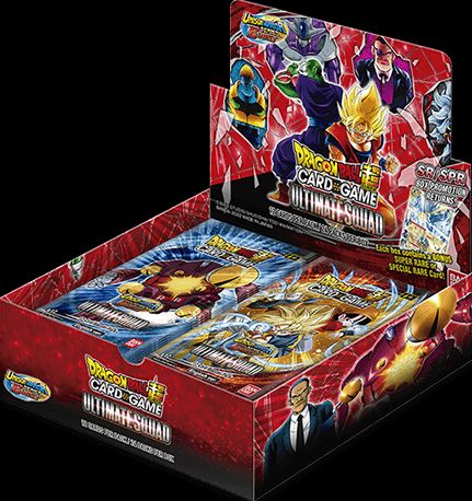 Dragon Ball Super Card Game Series Boost Ultimate Squad UW8 Booster Display