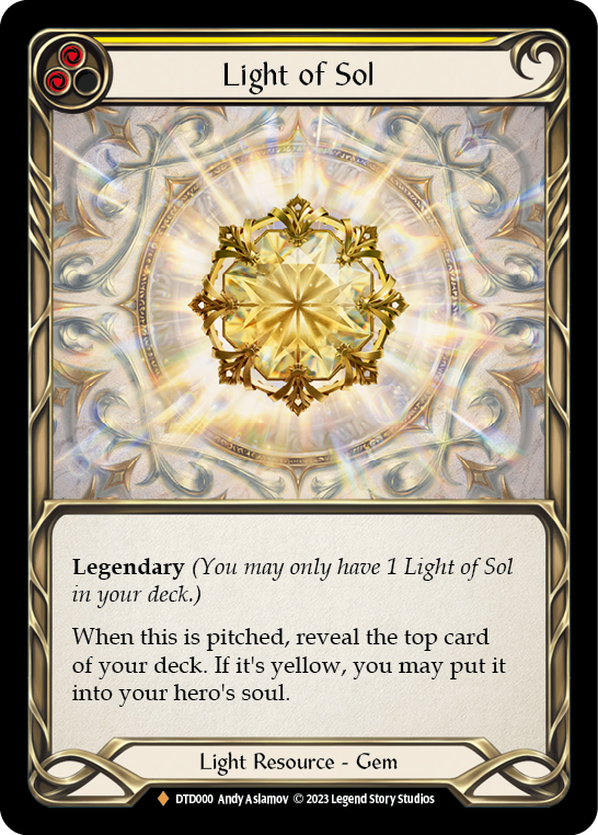 Light of Sol [DTD000] (Dusk Till Dawn)  Rainbow Foil