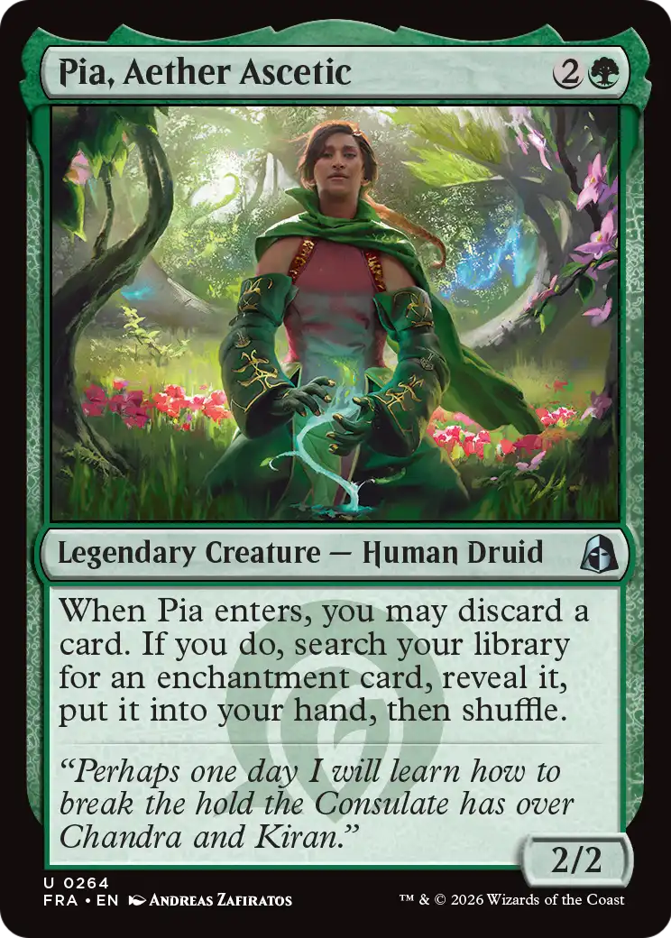 Pia, Aether Ascetic [Reality Fracture]