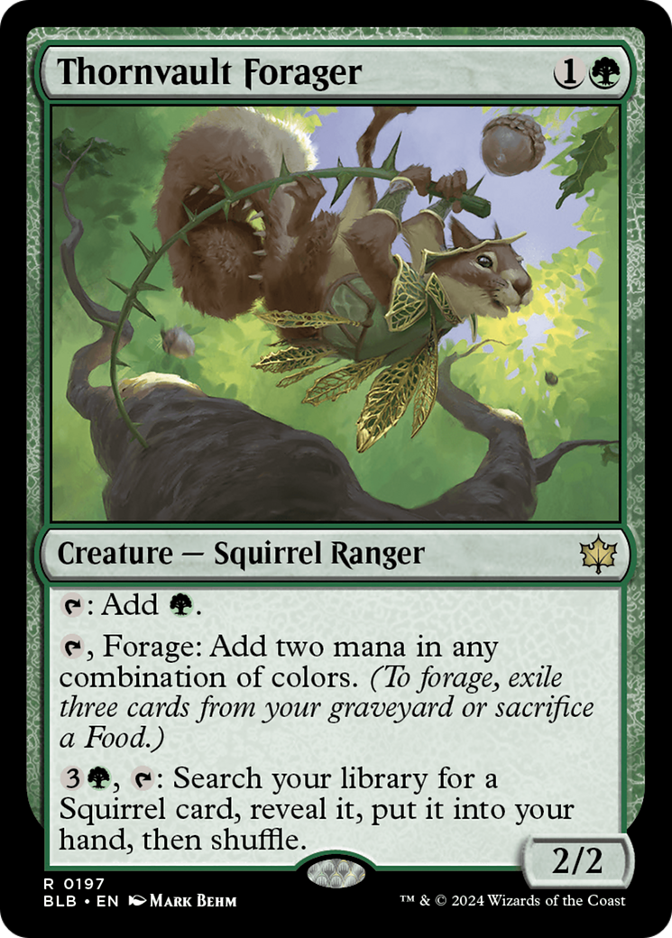 Thornvault Forager [Bloomburrow]