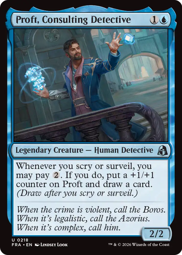 Proft, Consulting Detective [Reality Fracture]