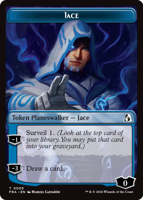Gingerbrute // Jace Double-Sided Token [Reality Fracture Commander Tokens]