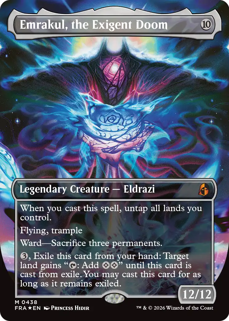 Emrakul, the Exigent Doom (Borderless) [Reality Fracture]