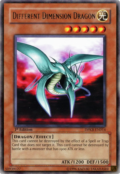 Different Dimension Dragon [DPKB-EN014] Rare