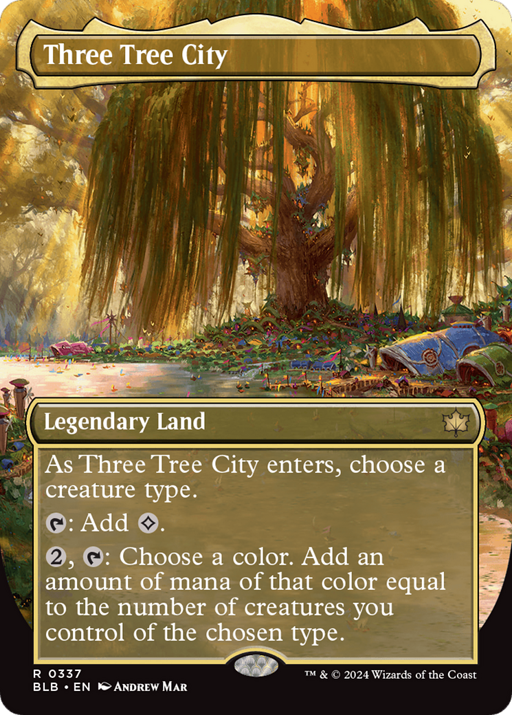 Three Tree City (Borderless) (0337) [Bloomburrow]