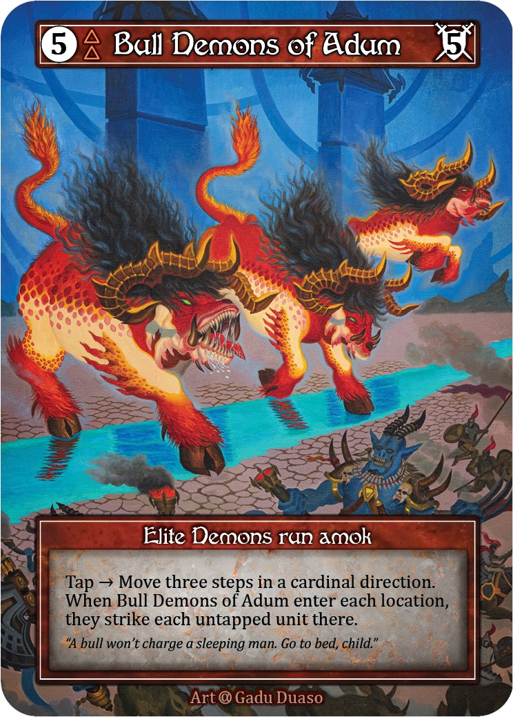 Bull Demons of Adum (Foil) [Alpha]