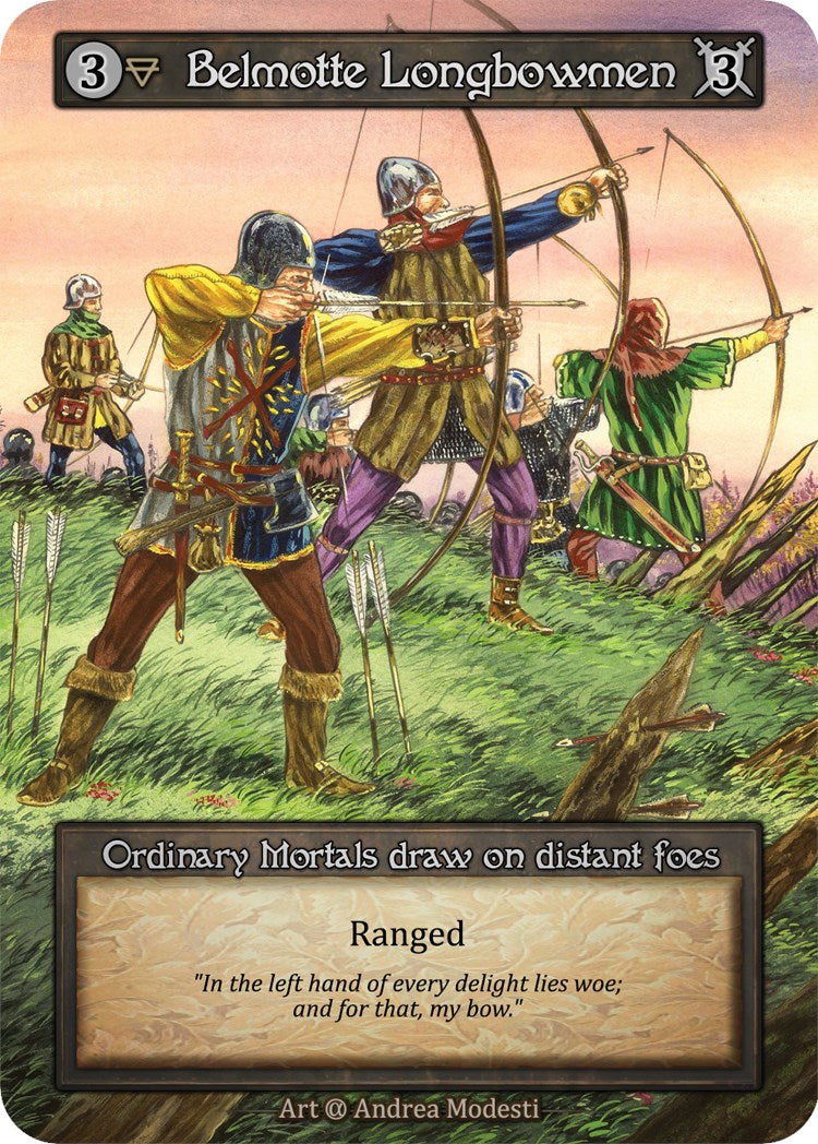 Belmotte Longbowmen (Preconstructed Deck) [Alpha]