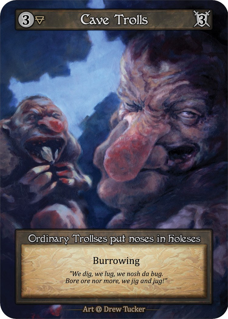 Cave Trolls (Foil) [Alpha]