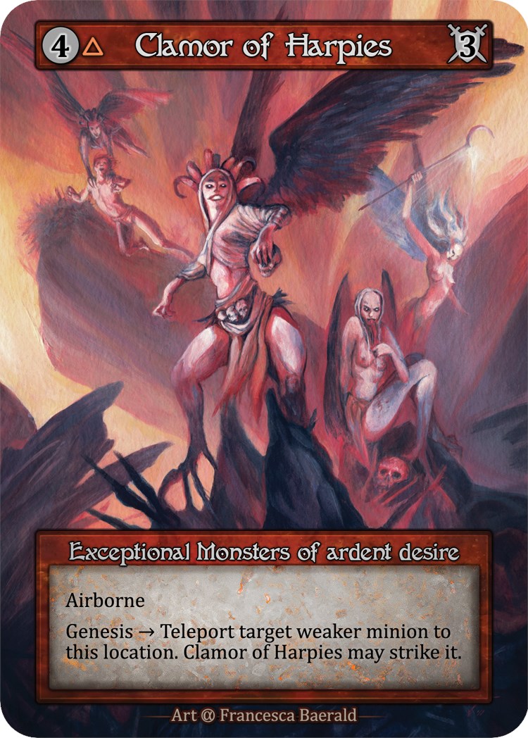 Clamor of Harpies (Preconstructed Deck) [Alpha]