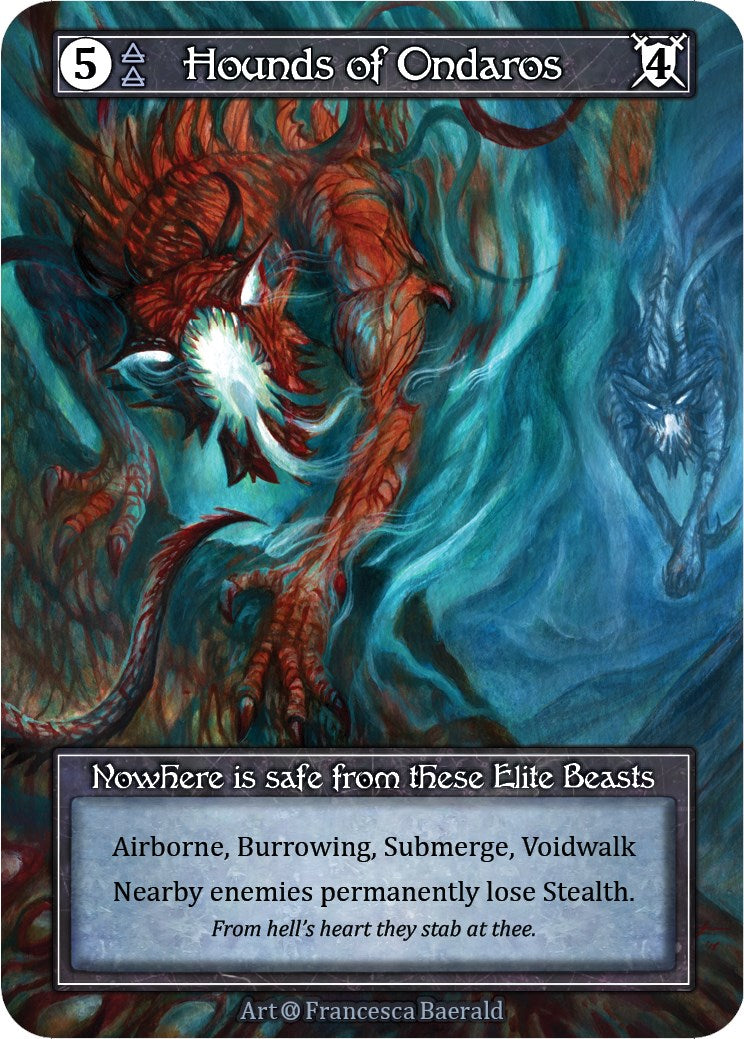 Hounds of Ondaros (Foil) [Alpha]