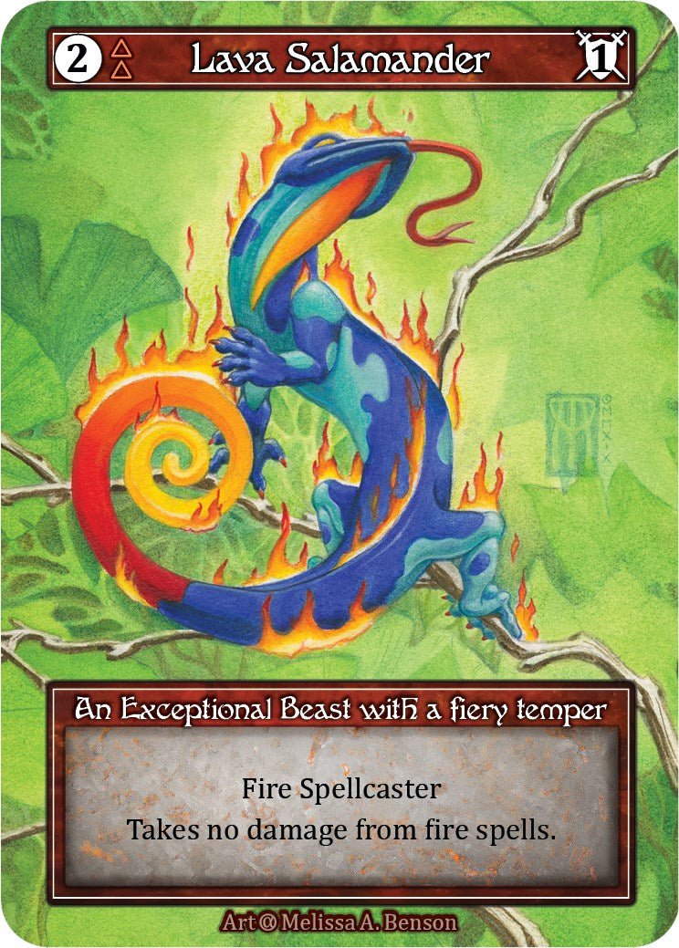 Lava Salamander (Foil) [Alpha]