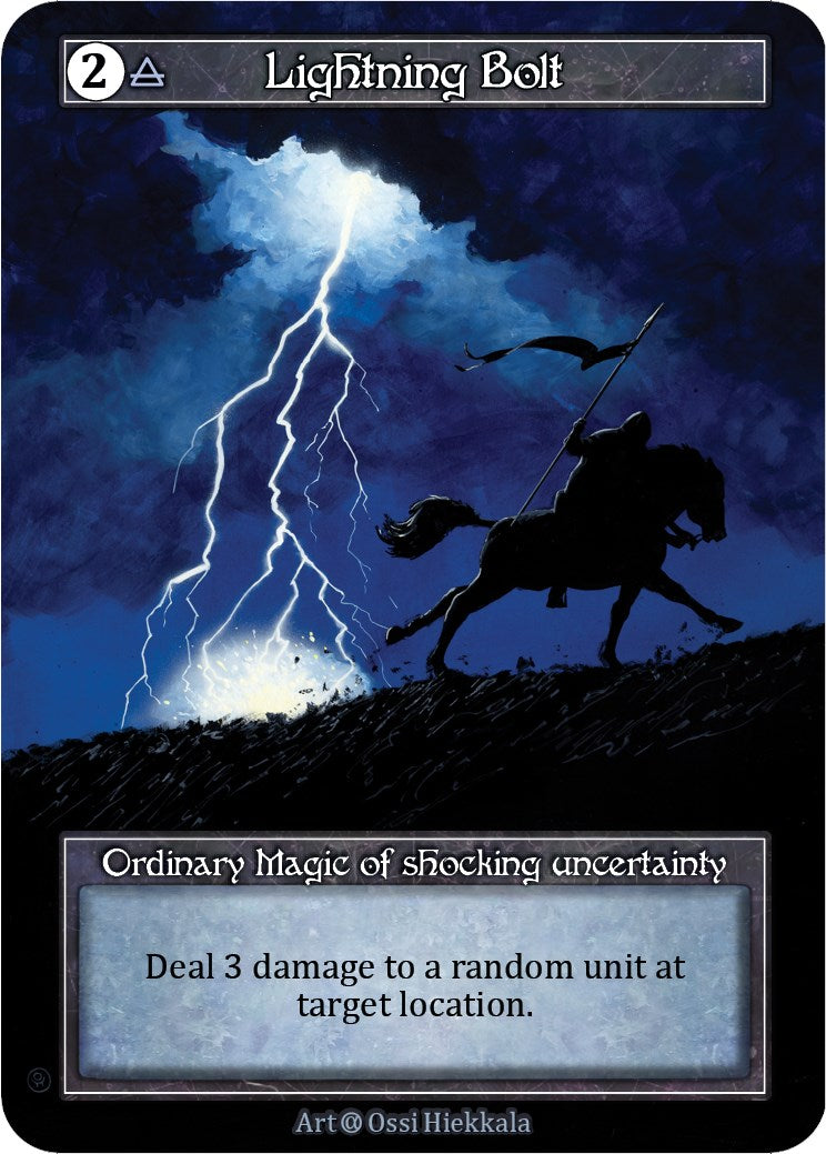 Lightning Bolt (Foil) [Alpha]