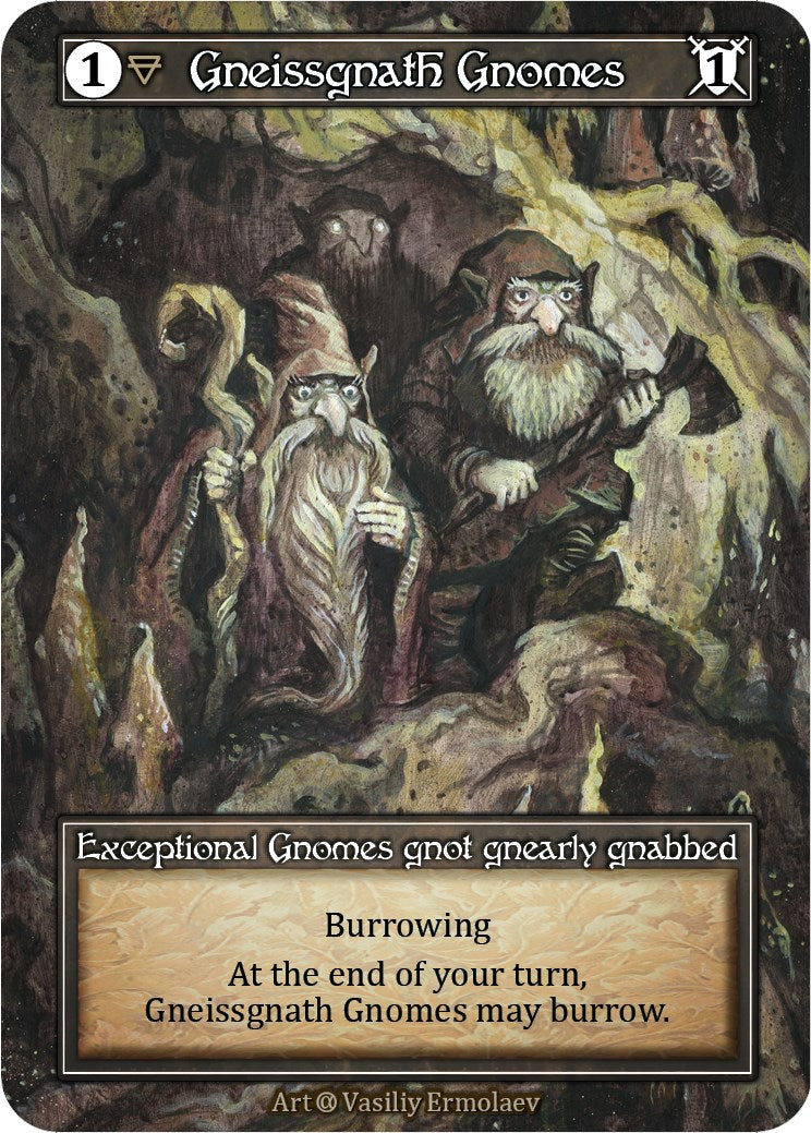 Gneissgnath Gnomes (Foil) [Alpha]