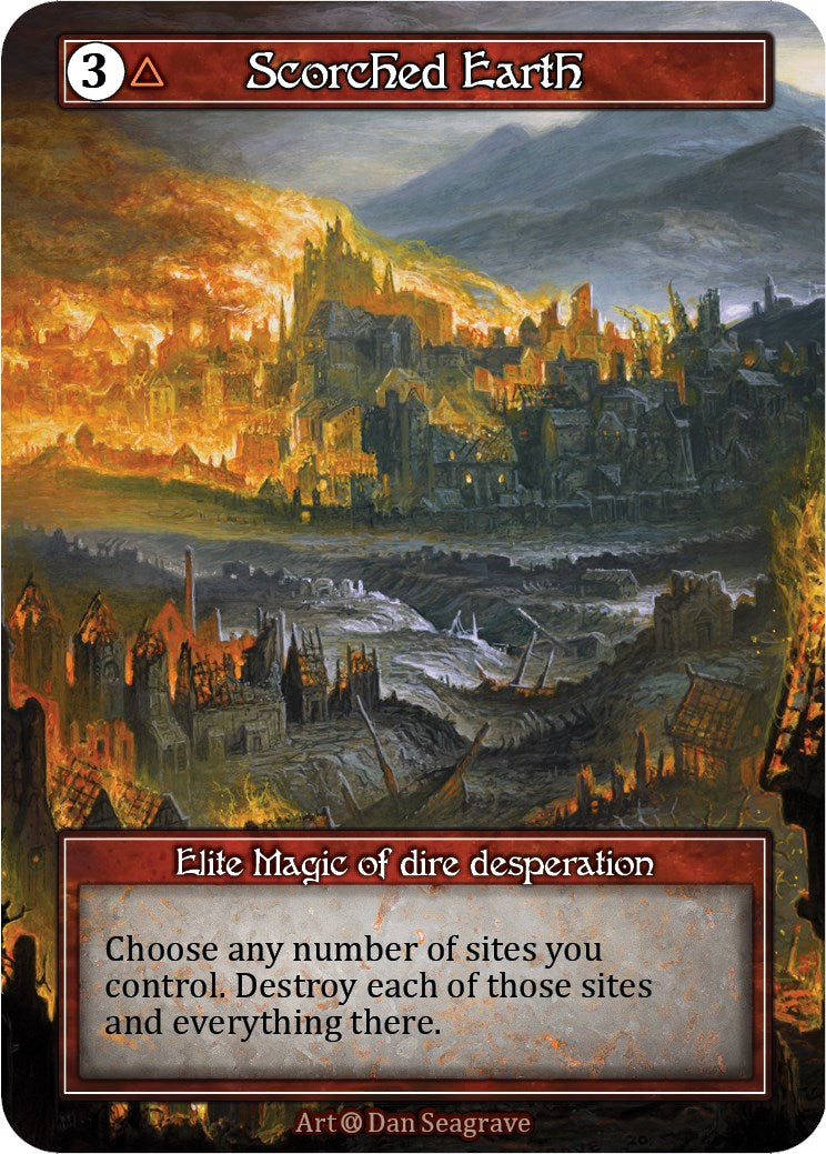 Scorched Earth (Foil) [Alpha]
