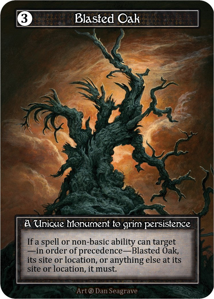 Blasted Oak (Foil) [Beta]