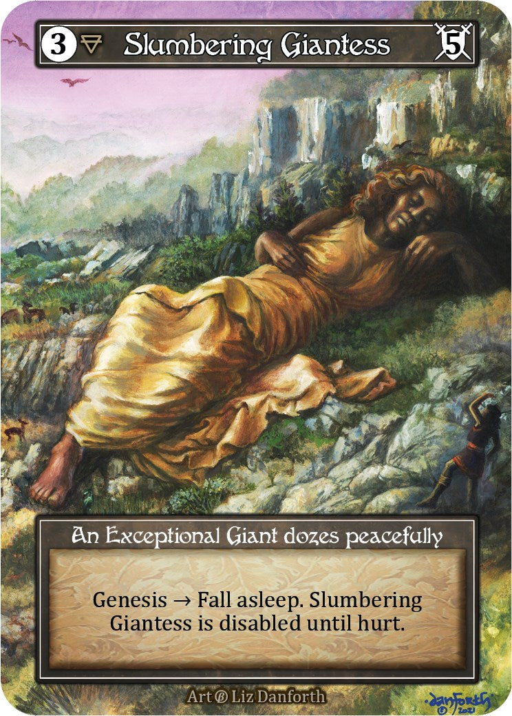 Slumbering Giantess (Foil) [Beta]