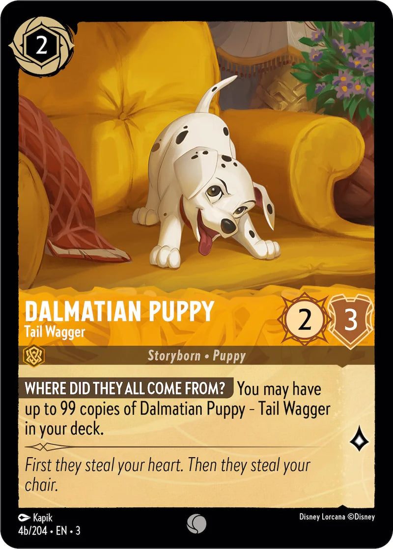 Dalmatian Puppy - Tail Wagger (4b/204) -  Into the Inklands