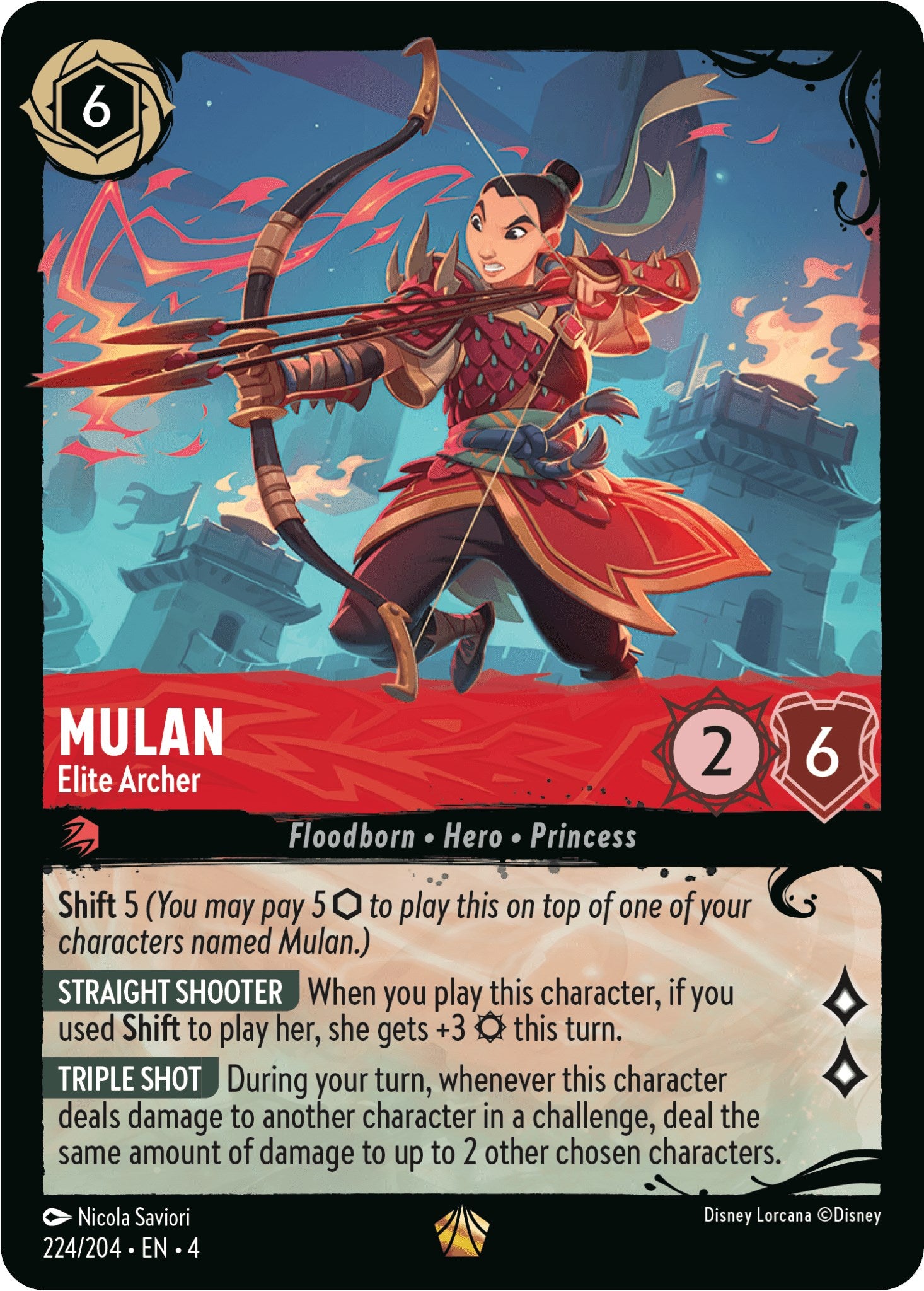 Mulan - Elite Archer (224/204) (244/204) [Illumineer's Quest: Deep Trouble]