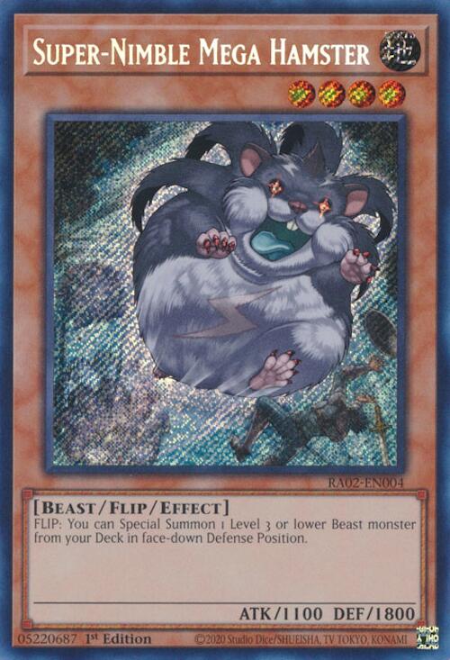 Super-Nimble Mega Hamster (Secret Rare) [RA02-EN004] Secret Rare