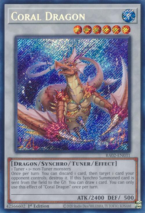 Coral Dragon (Secret Rare) [RA02-EN031] Secret Rare