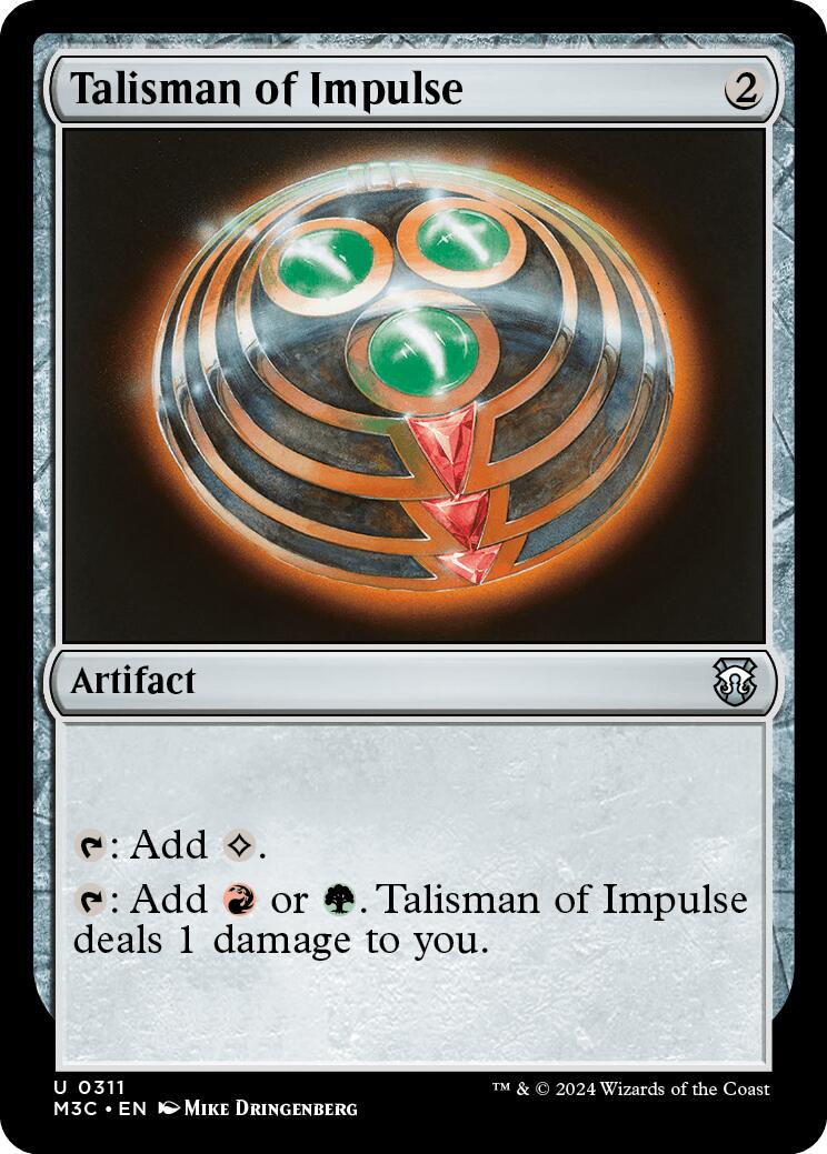 Talisman of Impulse [Modern Horizons 3 Commander]