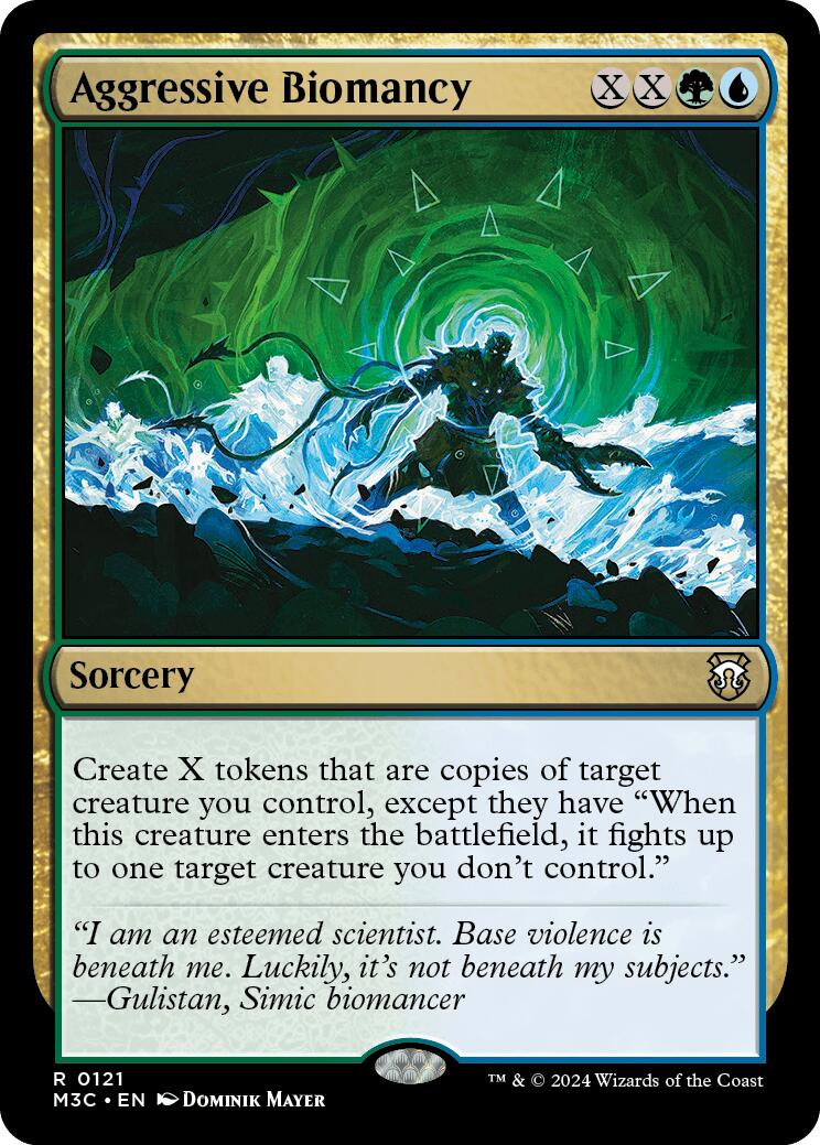 Aggressive Biomancy [Modern Horizons 3 Commander]