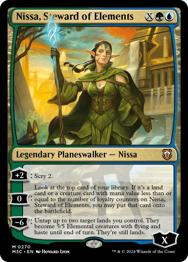 Nissa, Steward of Elements [Modern Horizons 3 Commander]