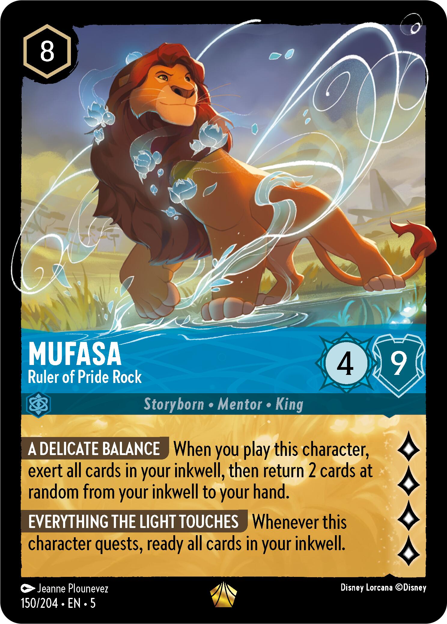 Mufasa - Ruler of Pride Rock (150/204) [Shimmering Skies]