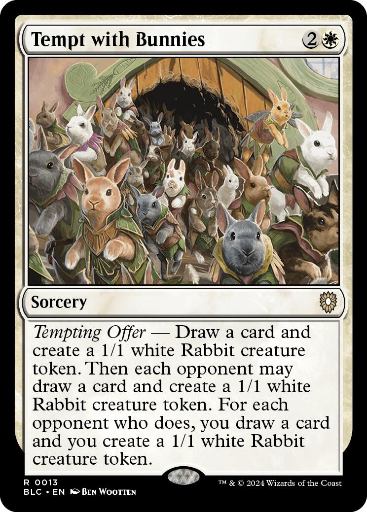 Tempt with Bunnies [Bloomburrow Commander]