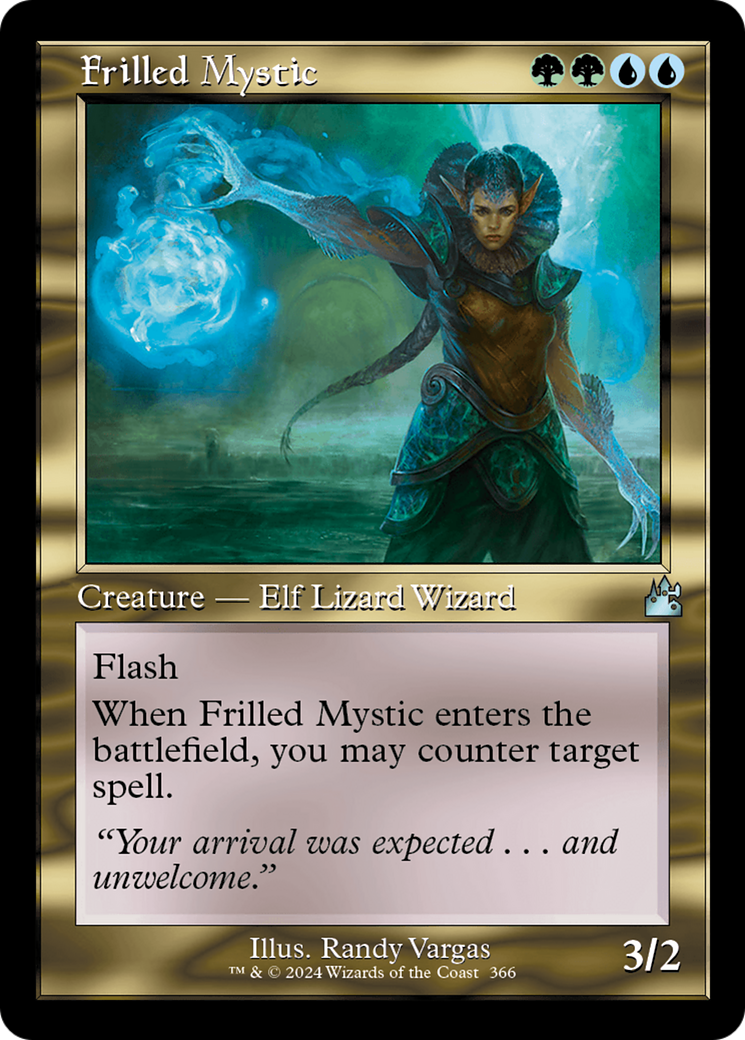 Frilled Mystic (Retro Frame) [Ravnica Remastered]