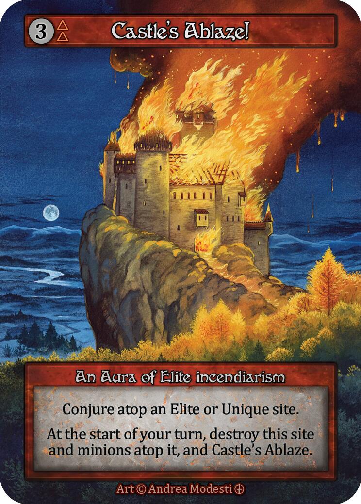 Castle's Ablaze! [Arthurian Legends]