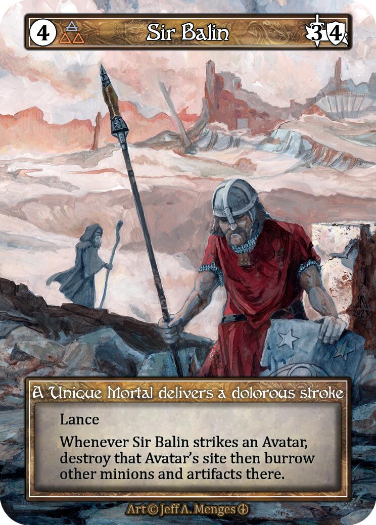 Sir Balin (Foil) [Arthurian Legends]