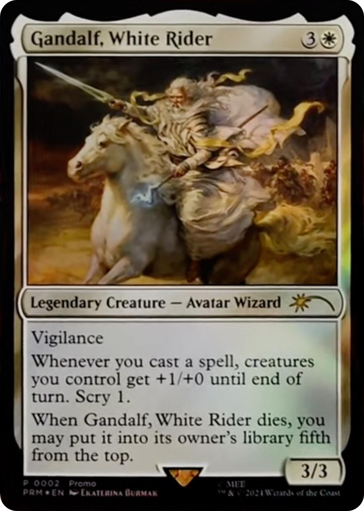 Gandalf, White Rider [Resale Promos]