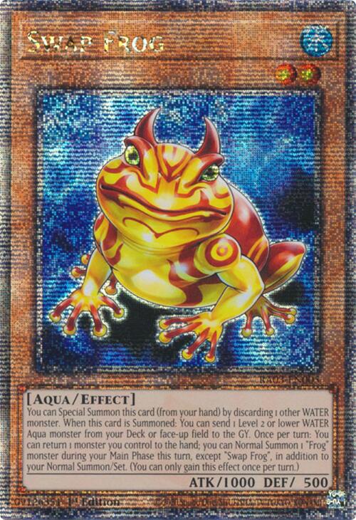 Swap Frog (Quarter Century Secret Rare) [RA03-EN005] Quarter Century Secret Rare