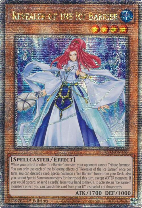 Revealer of the Ice Barrier (Quarter Century Secret Rare) [RA03-EN028] Quarter Century Secret Rare