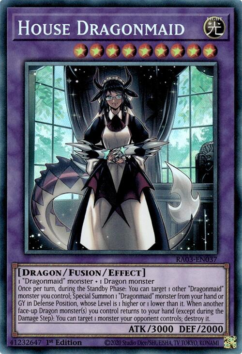 House Dragonmaid (CR) [RA03-EN037] Prismatic Collector's Rare