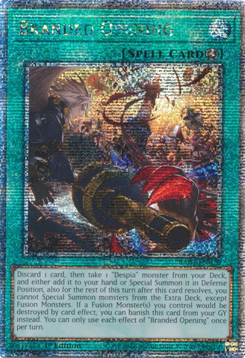 Branded Opening (Quarter Century Secret Rare) [RA03-EN070] Quarter Century Secret Rare