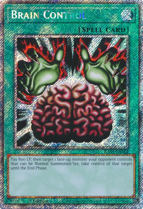 Brain Control (Platinum Secret Rare) [RA03-EN154] Platinum Secret Rare