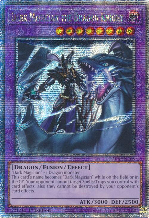 Dark Magician the Dragon Knight (Quarter Century Secret Rare) [RA03-EN268] Quarter Century Secret Rare