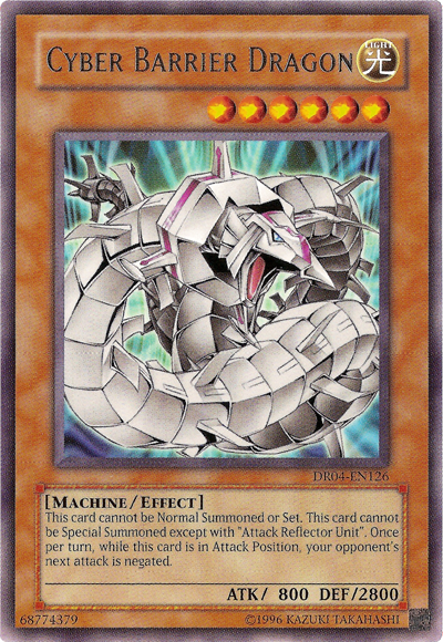 Cyber Barrier Dragon [DR04-EN126] Rare