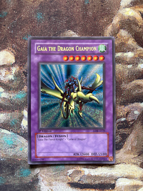 Gaia the Dragon Champion [LOB-125] Secret Rare