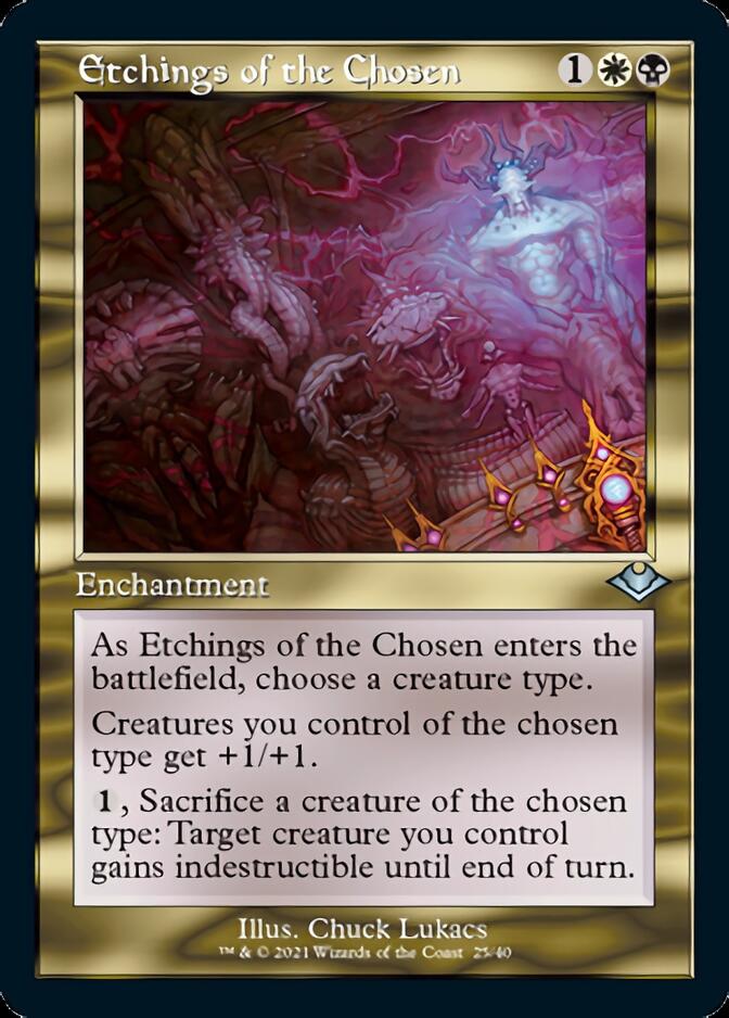 Etchings of the Chosen (Retro Foil Etched) [Modern Horizons]