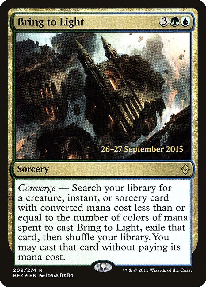 Bring to Light [Battle for Zendikar Prerelease Promos]