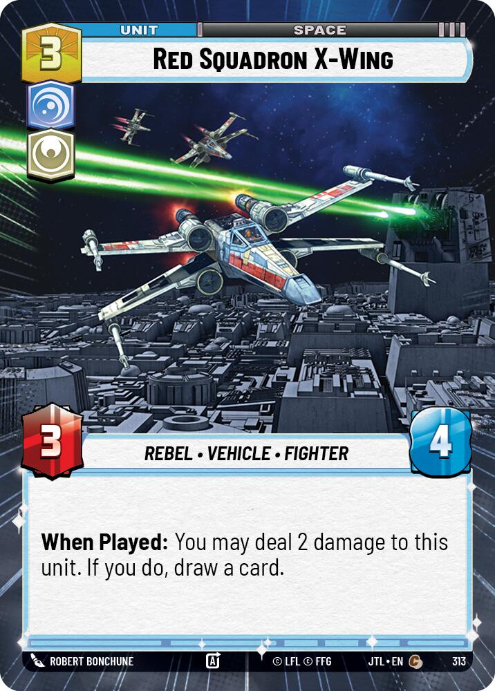 Red Squadron X-Wing (313) (Hyperspace) (313) [Jump to Lightspeed]