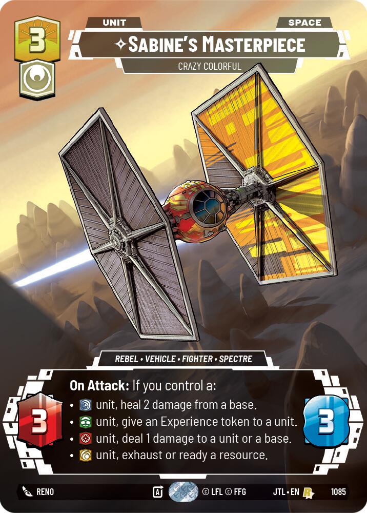Sabine's Masterpiece - Crazy Colorful (1085) (Prestige Foil) (1085) [Jump to Lightspeed]